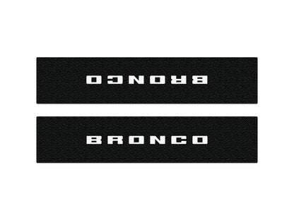 Door Sill Protection Overlays Fits 2021 - 2026 Ford Bronco - Speedlogix