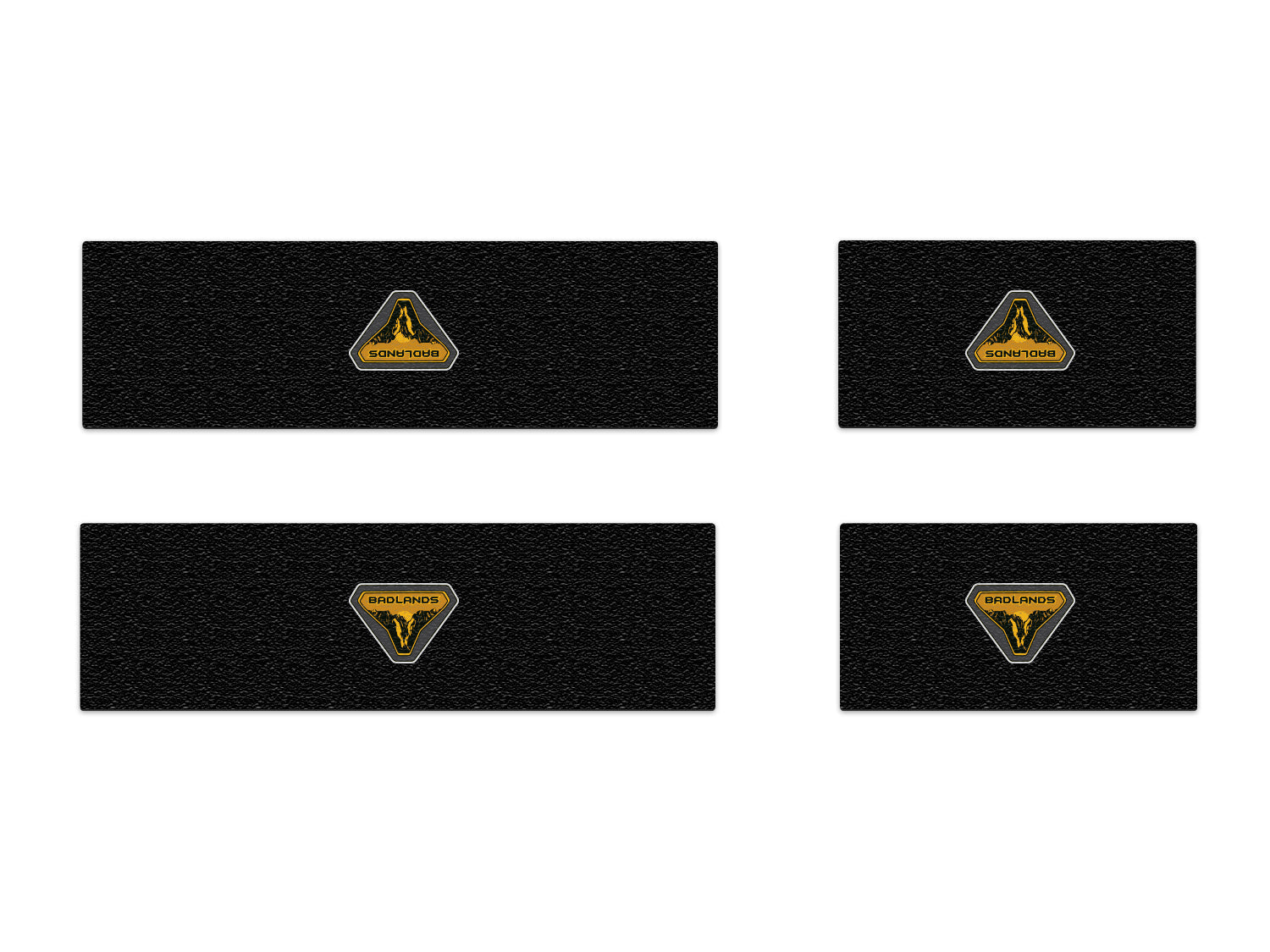 Door Sill Protection Overlays Fits 2021 - 2026 Ford Bronco - Speedlogix