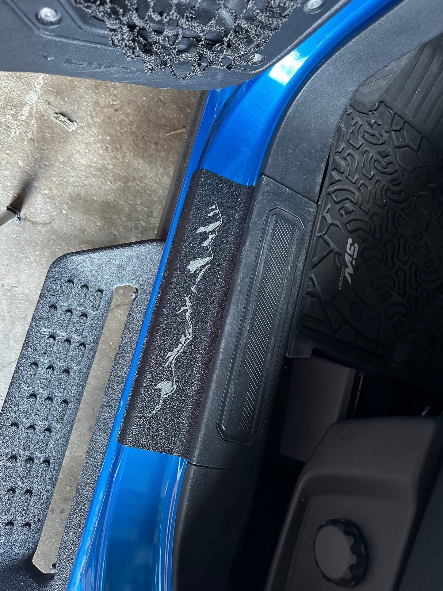 Door Sill Protection Overlays Fits 2021 - 2026 Ford Bronco - Speedlogix