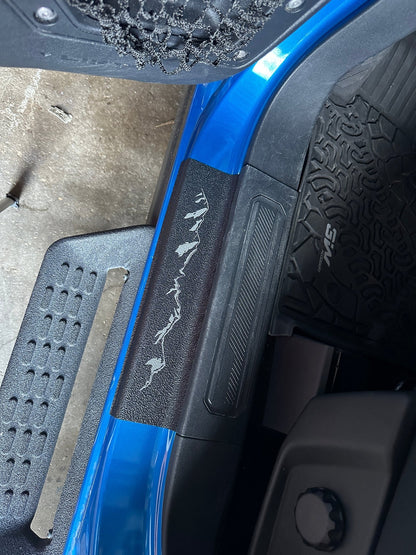 Door Sill Protection Overlays Fits 2021 - 2026 Ford Bronco - Speedlogix