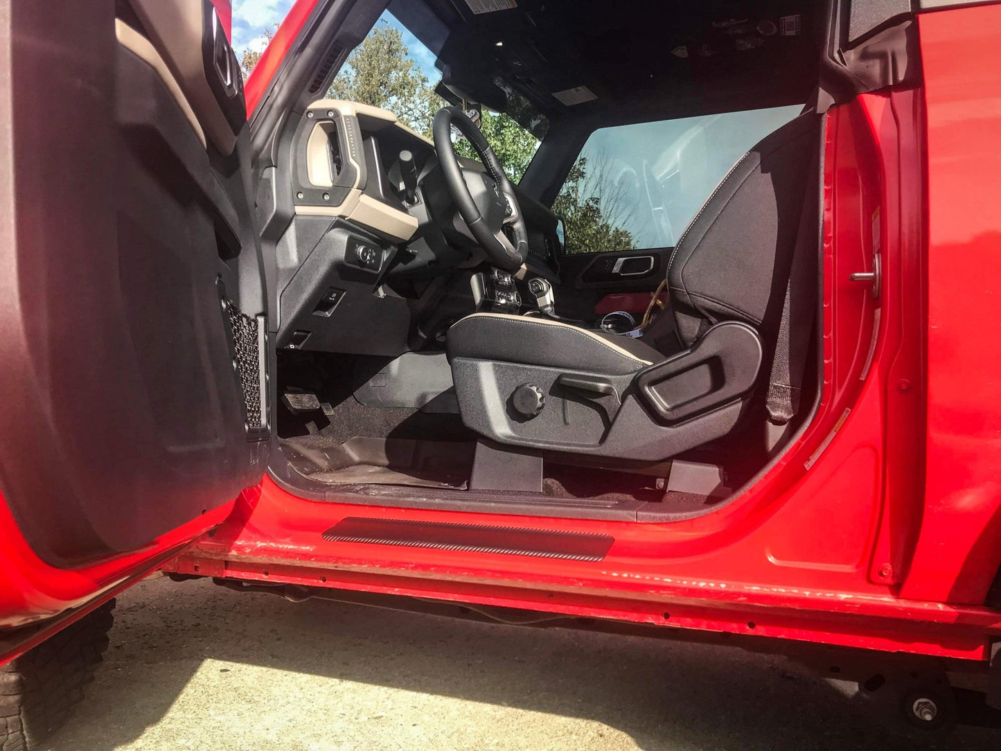 Door Sill Protectors - 2021+ Bronco 2 Door - Speedlogix