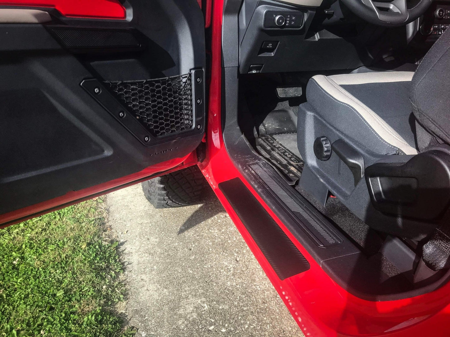 Door Sill Protectors - 2021+ Bronco 2 Door - Speedlogix