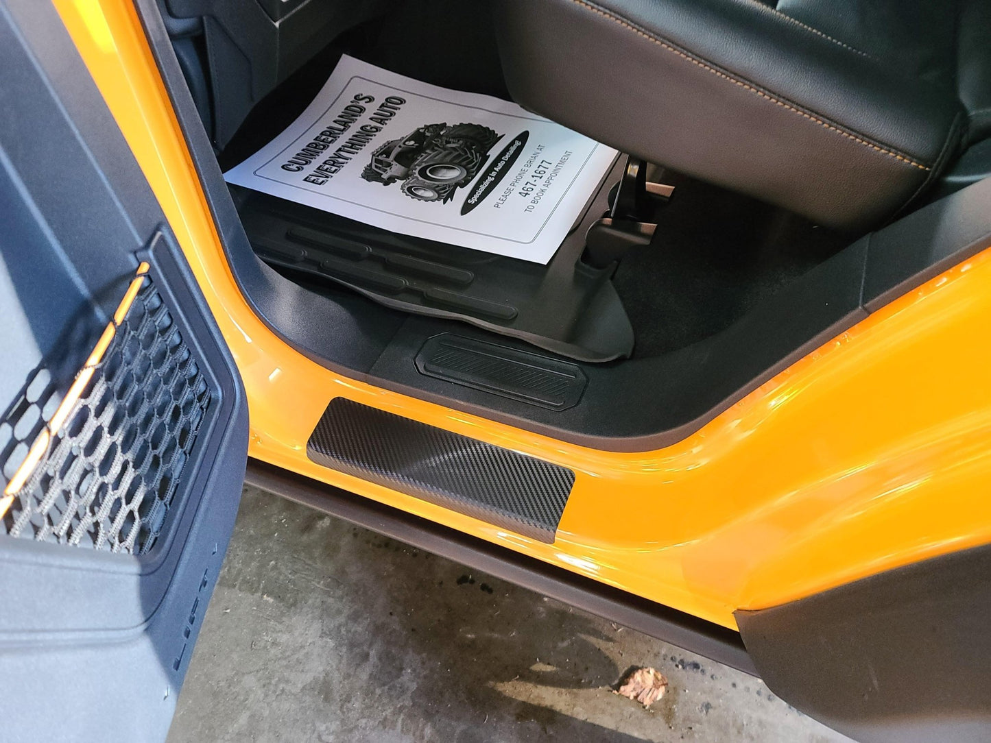 Door Sill Protectors - 2021+ Bronco 4 Door - Speedlogix