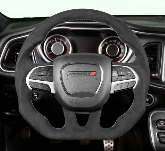 Drake Alcantara Steering Wheel 2015 - 2023 Challenger/Charger - Speedlogix