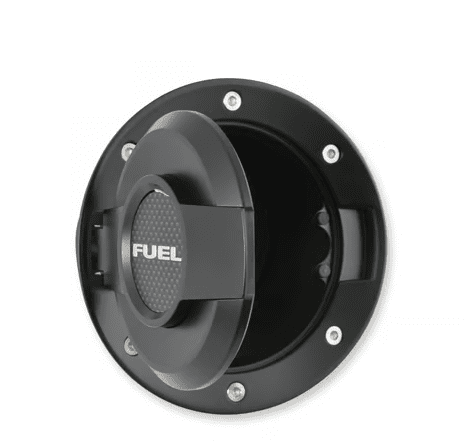 Drake Flat Black Fuel Door 2008 - 2023 Challenger - Speedlogix
