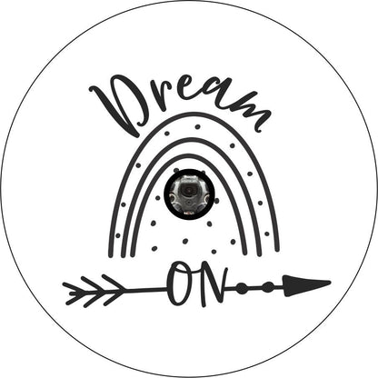 Dream On Rainbow and Arrow Bronco Spare Tire Cover - Speedlogix