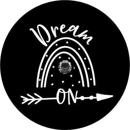 Dream On Rainbow and Arrow Bronco Spare Tire Cover - Speedlogix