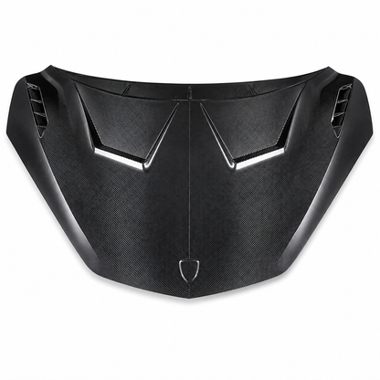 Aggressive Dry Carbon Fiber Hood for Lamborghini Revuelto