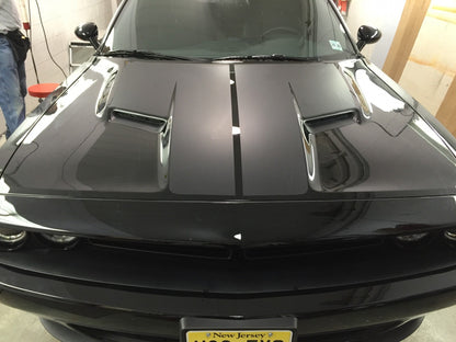 Dual Hood Decal Cover for 2015 - 2024 Dodge Challenger - Speedlogix