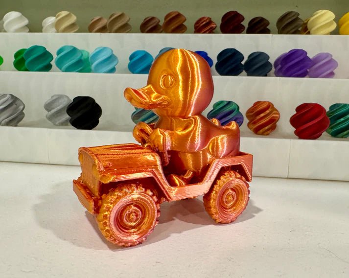 Duck driving a Jeep - Speedlogix