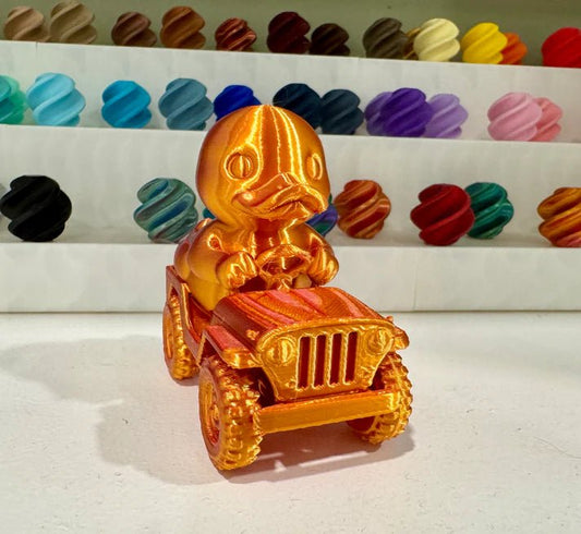 Duck driving a Jeep - Speedlogix