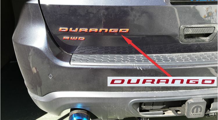 DURANGO Emblem Overlay Decal - 11 - 26 Durango - Speedlogix