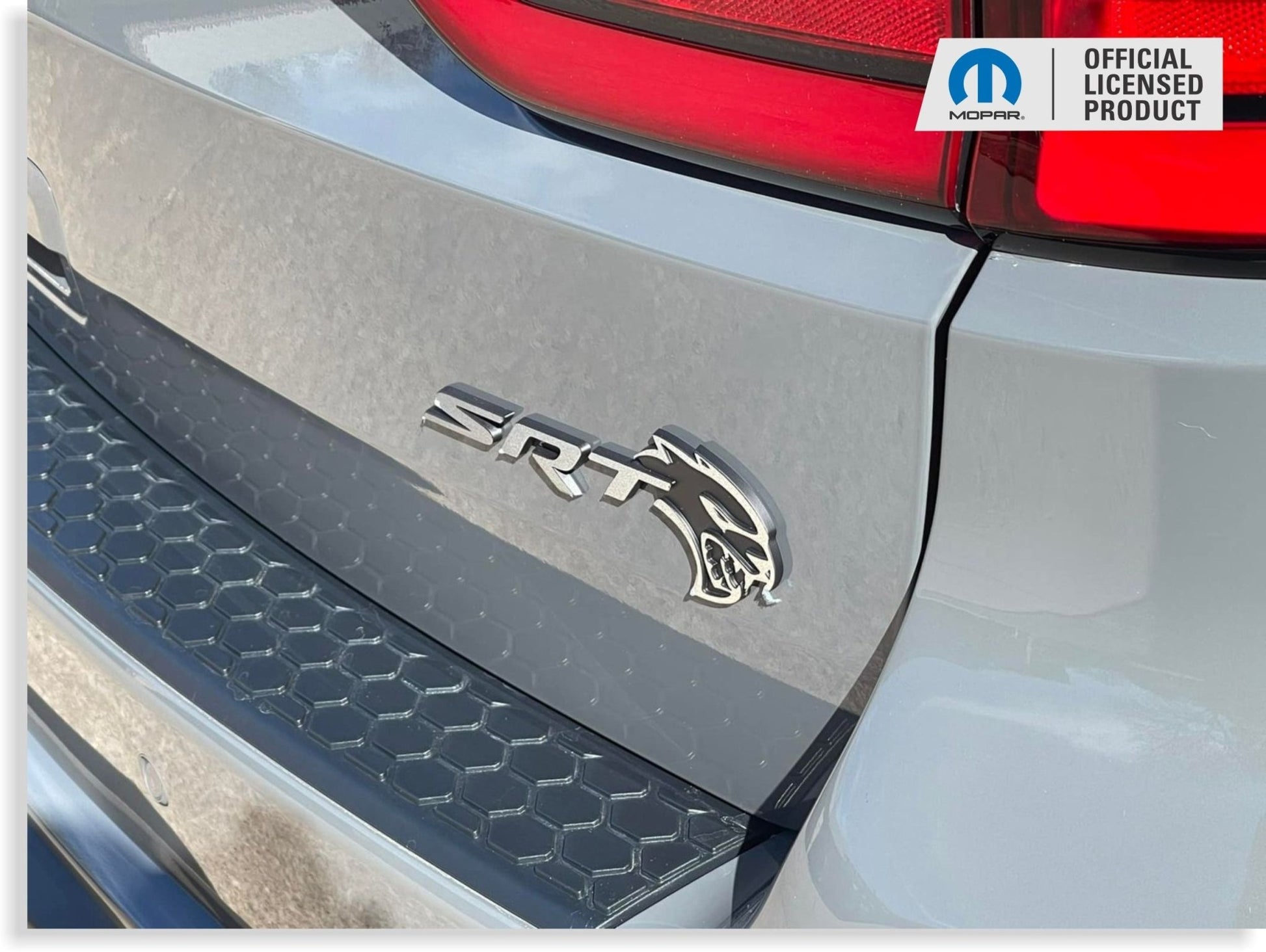 Durango SRT Hellcat Grille and Liftgate Emblem Overlay Decals - Speedlogix