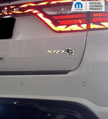 Durango SRT Hellcat Grille and Liftgate Emblem Overlay Decals - Speedlogix