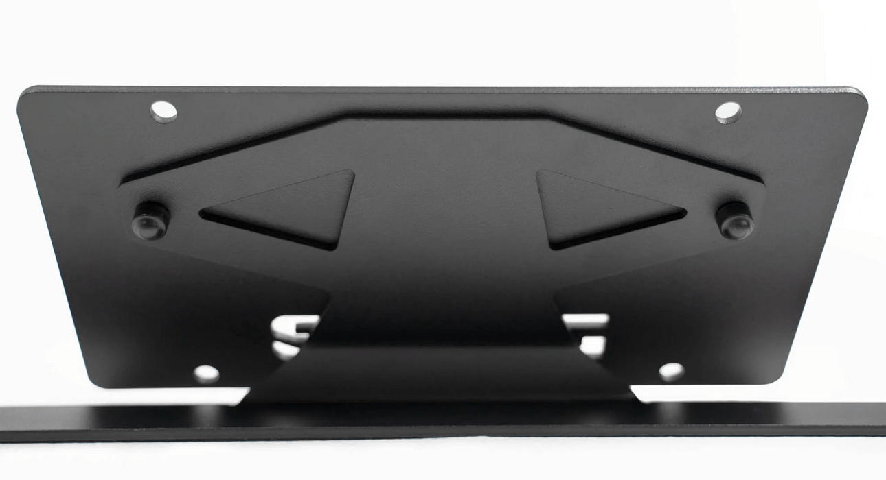 DV8 Capable Bumper Slanted Front License Plate Mount - Speedlogix