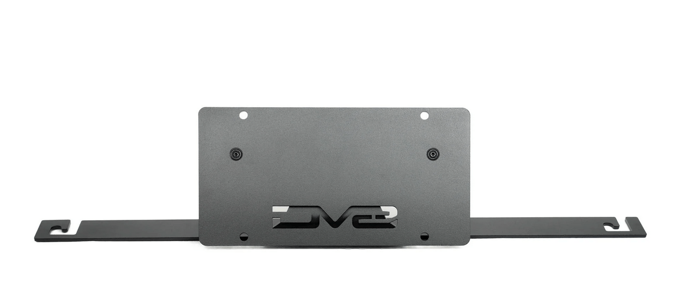 DV8 Capable Bumper Slanted Front License Plate Mount - Speedlogix