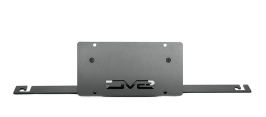 DV8 Capable Bumper Slanted Front License Plate Mount - Speedlogix