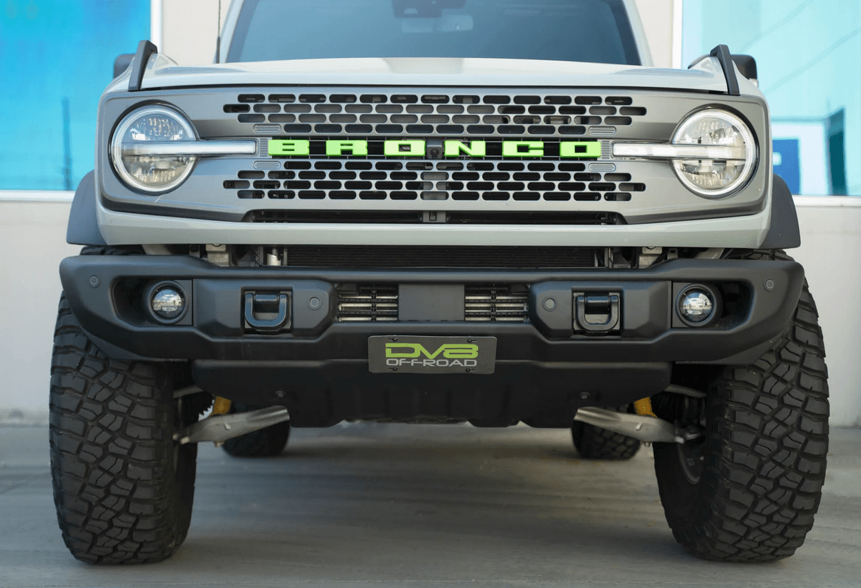 DV8 Capable Bumper Slanted Front License Plate Mount - Speedlogix