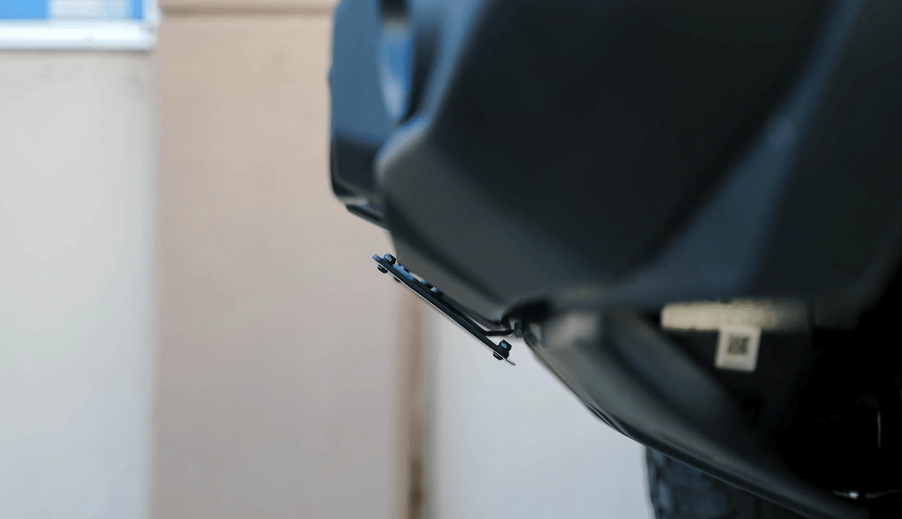 DV8 Capable Bumper Slanted Front License Plate Mount - Speedlogix