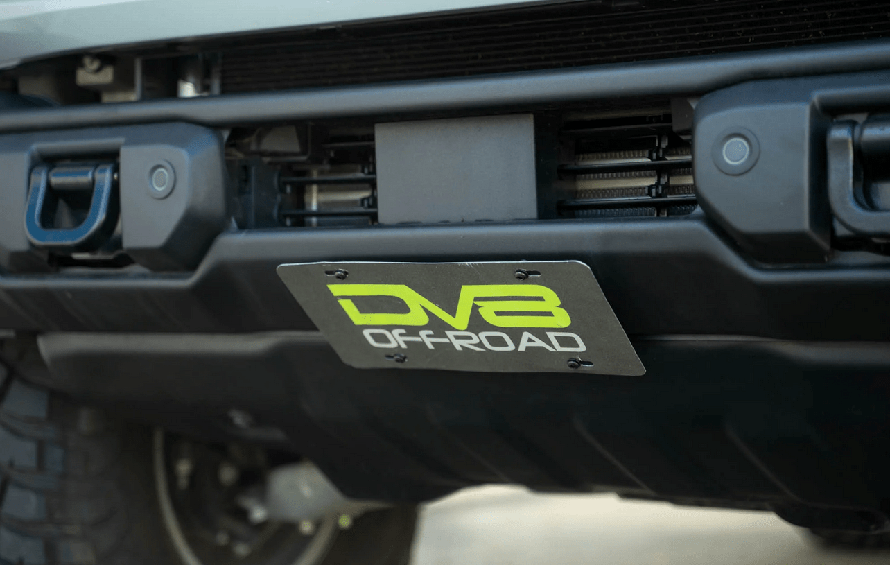 DV8 Capable Bumper Slanted Front License Plate Mount - Speedlogix