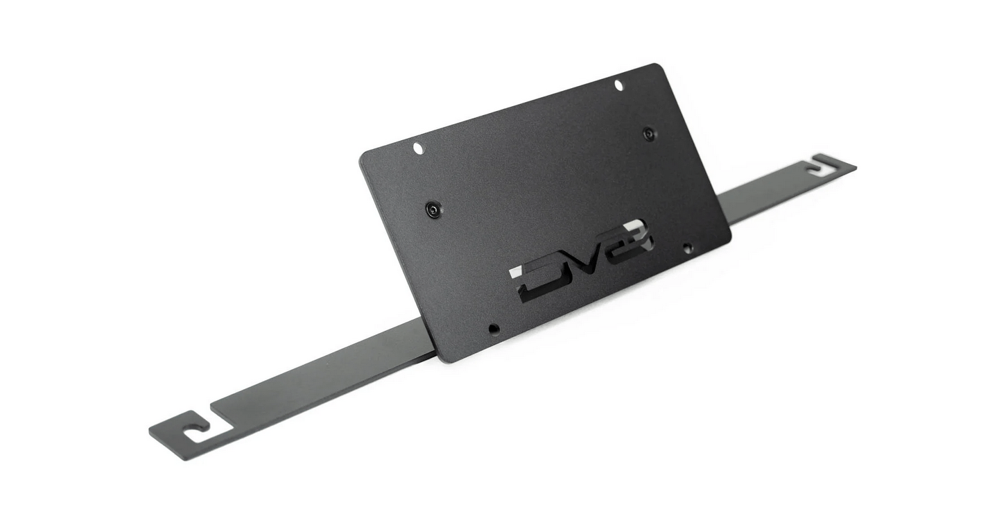 DV8 Capable Bumper Slanted Front License Plate Mount - Speedlogix