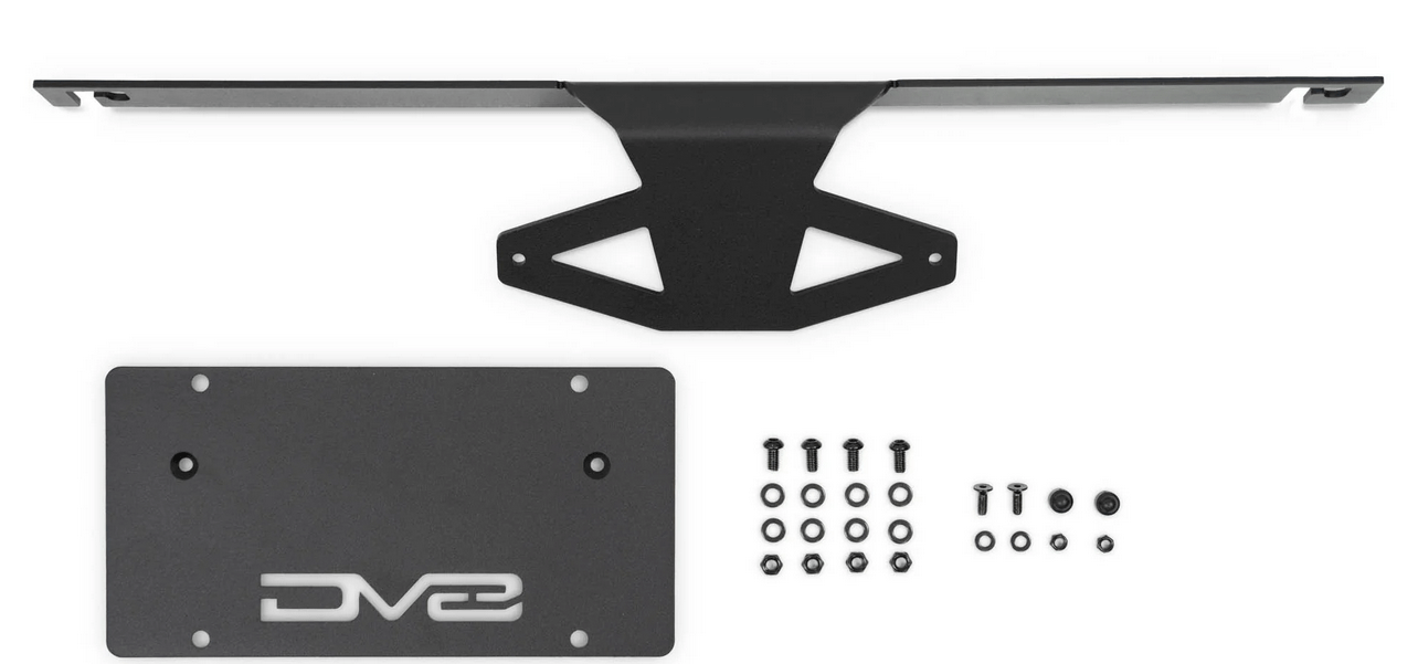 DV8 Capable Bumper Slanted Front License Plate Mount - Speedlogix