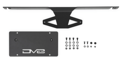 DV8 Capable Bumper Slanted Front License Plate Mount - Speedlogix