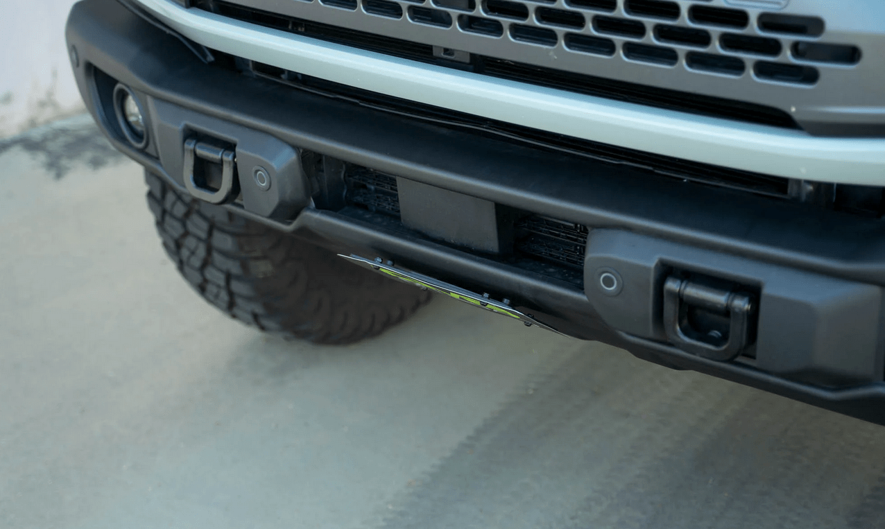 DV8 Capable Bumper Slanted Front License Plate Mount - Speedlogix