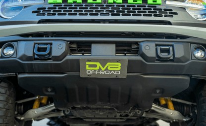 DV8 Capable Bumper Slanted Front License Plate Mount - Speedlogix