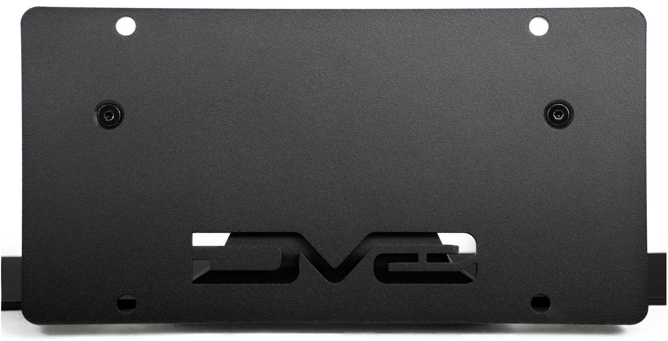 DV8 Capable Bumper Slanted Front License Plate Mount - Speedlogix