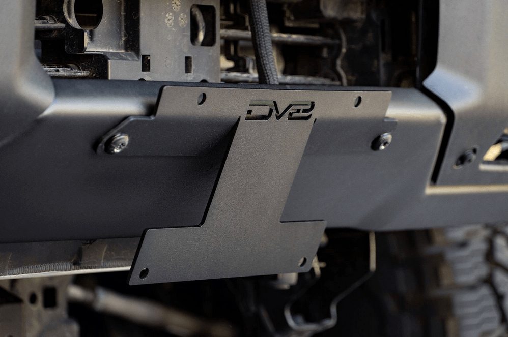 DV8 Factory Front Bumper License Relocation Bracket 2021 - 2023 Bronco - Speedlogix