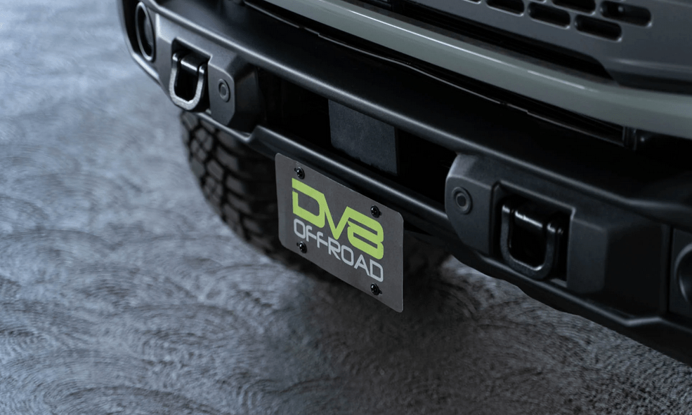 DV8 Front License Plate Mount 2021 - 2024 Bronco - Speedlogix