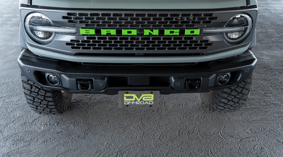 DV8 Front License Plate Mount 2021 - 2024 Bronco - Speedlogix