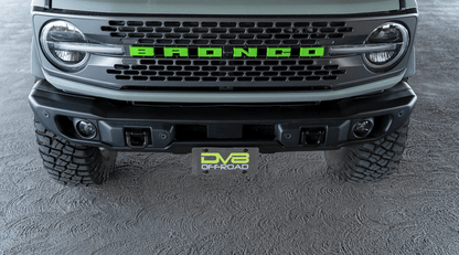 DV8 Front License Plate Mount 2021 - 2024 Bronco - Speedlogix