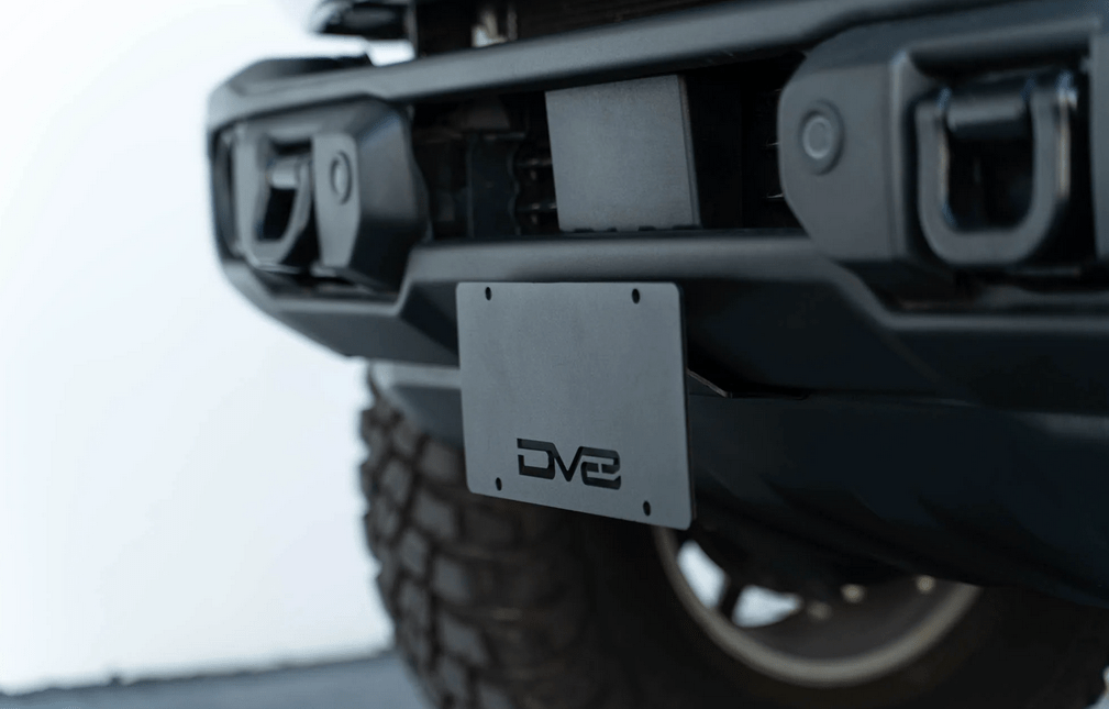 DV8 Front License Plate Mount 2021 - 2024 Bronco - Speedlogix
