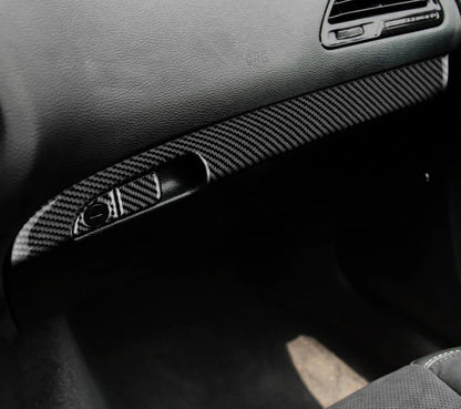 DynaCarbon 3 Piece Carbon Fiber Glove Box Handle Full Strip Kit 2015 - 2023 Challenger - Speedlogix