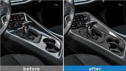 DynaCarbon Carbon Fiber Full Center Console Kit 2015 - 2023 Challenger - Speedlogix