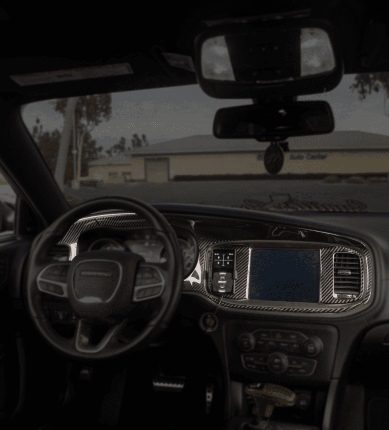 DynaCarbon Carbon Fiber Full Dashboard Kit 2015 - 2023 Charger - Speedlogix