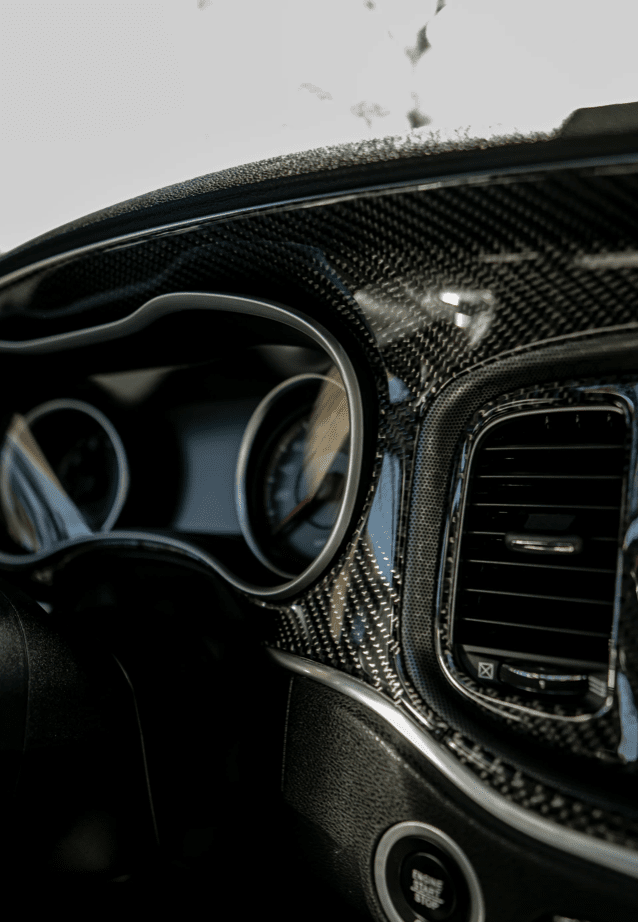 DynaCarbon Carbon Fiber Full Dashboard Kit 2015 - 2023 Charger - Speedlogix