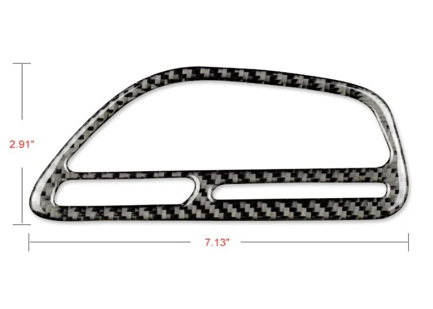 DynaCarbon Carbon Fiber Passenger Air Vent 2015 - 2023 Challenger - Speedlogix