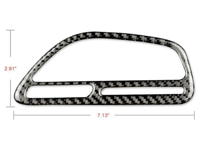 DynaCarbon Carbon Fiber Passenger Air Vent 2015 - 2023 Challenger - Speedlogix