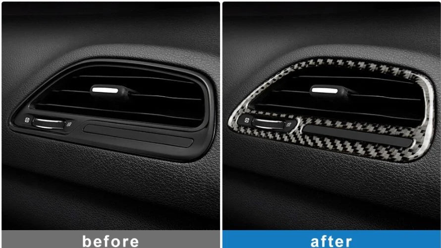DynaCarbon Carbon Fiber Passenger Air Vent 2015 - 2023 Challenger - Speedlogix