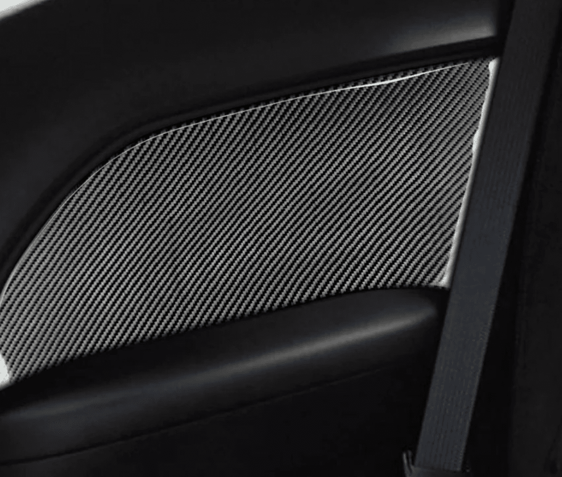 DynaCarbon Carbon Fiber Rear Seat Armrest Panel 2015 - 2023 Challenger - Speedlogix