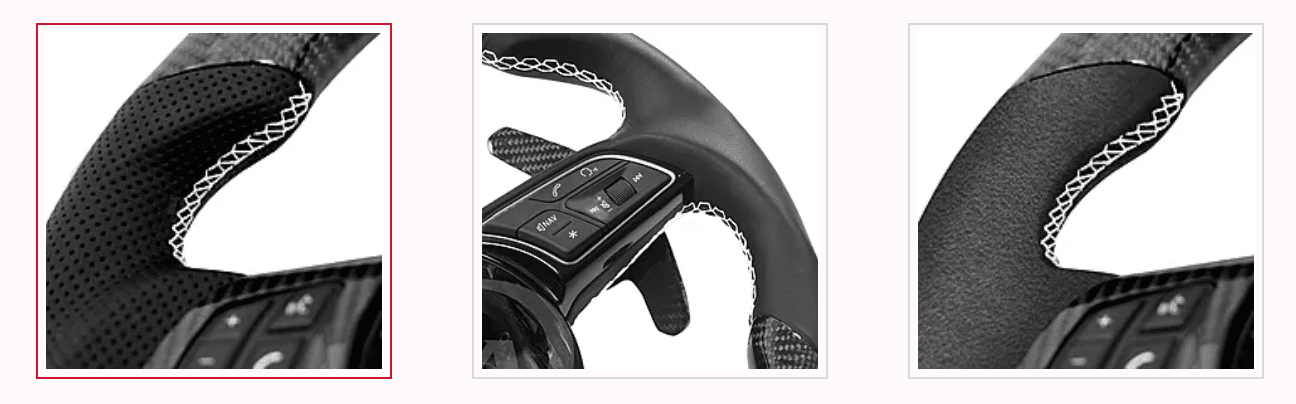 DynaCarbon Custom Carbon Fiber Steering Wheel w/ Top Stripe 2015 - 2023 Challenger - Speedlogix