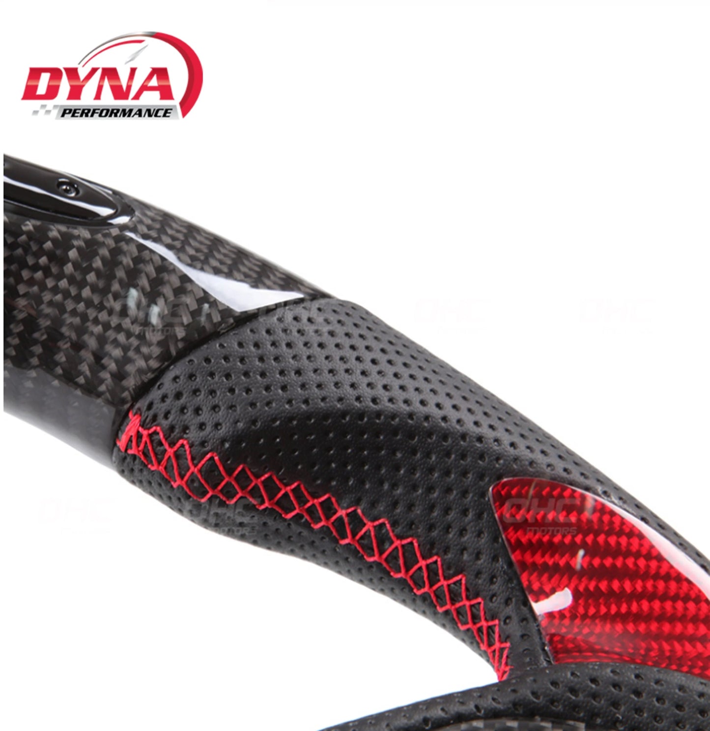 DynaCarbon Custom Carbon Fiber Steering Wheel w/ Top Stripe 2015 - 2023 Challenger - Speedlogix
