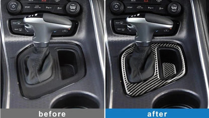 DynaCarbon Gear Shift Panel Cover 2015 - 2023 Challenger - Speedlogix