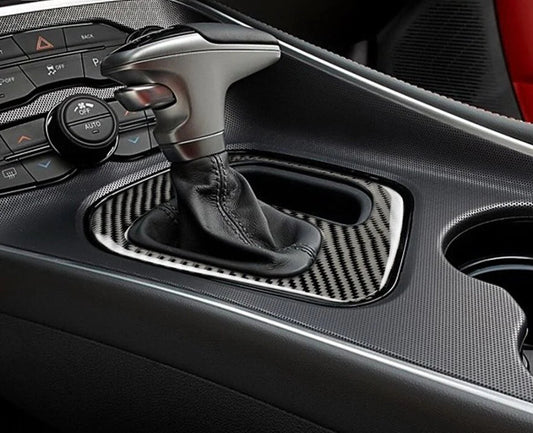 DynaCarbon Gear Shift Panel Cover 2015 - 2023 Challenger - Speedlogix