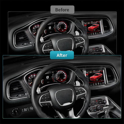 DynaCarbon Hard Carbon Fiber Full Coverage Dashboard Kit 2015 - 2023 Challenger - Speedlogix