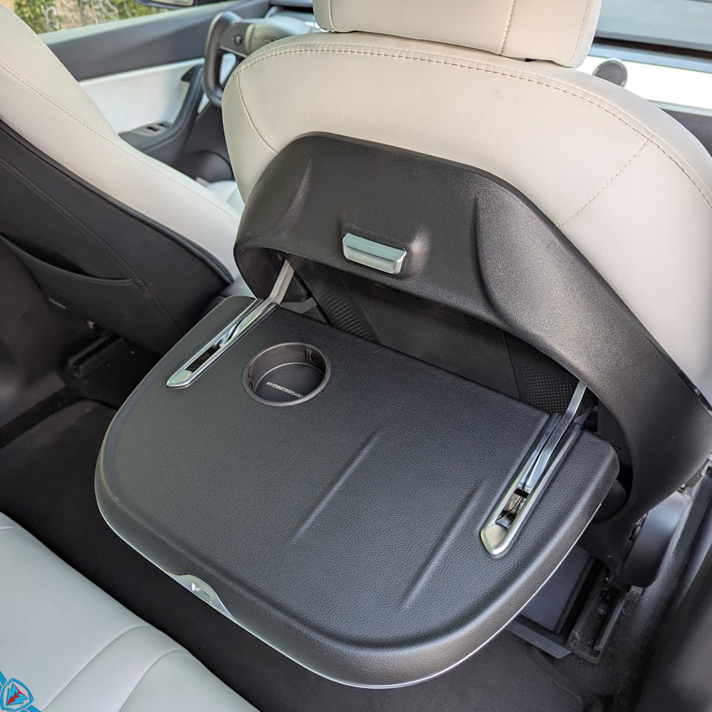 2017-2024 Tesla Model 3 / Y (MK1) Luxury Seat Back Replacement with Folding Table & Wireless Charging | E3Tuning