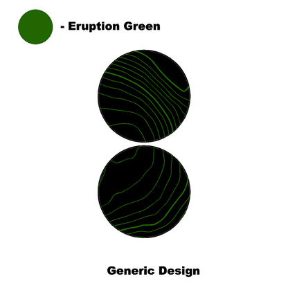 Topo Cup Holder Inserts (Printed Series + Acrylic) - 2021+ Bronco